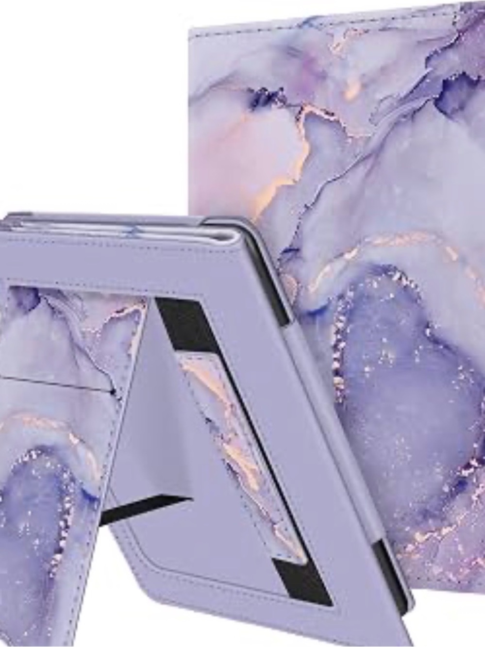 Purple Marble Kindle Case